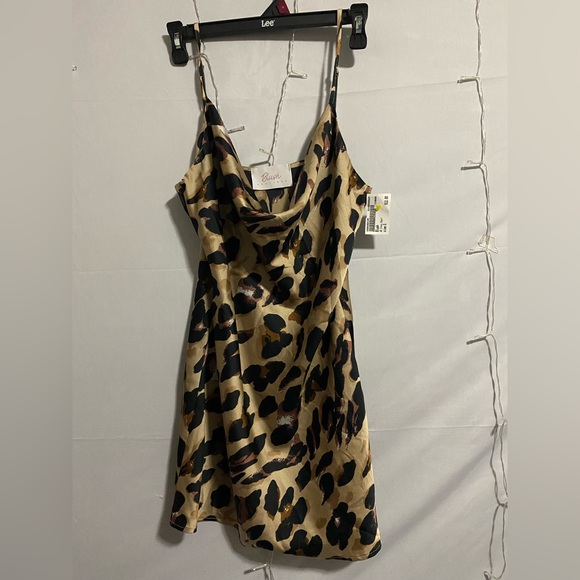 Blush Dresses & Skirts - Blush Animal Print Mini Dress